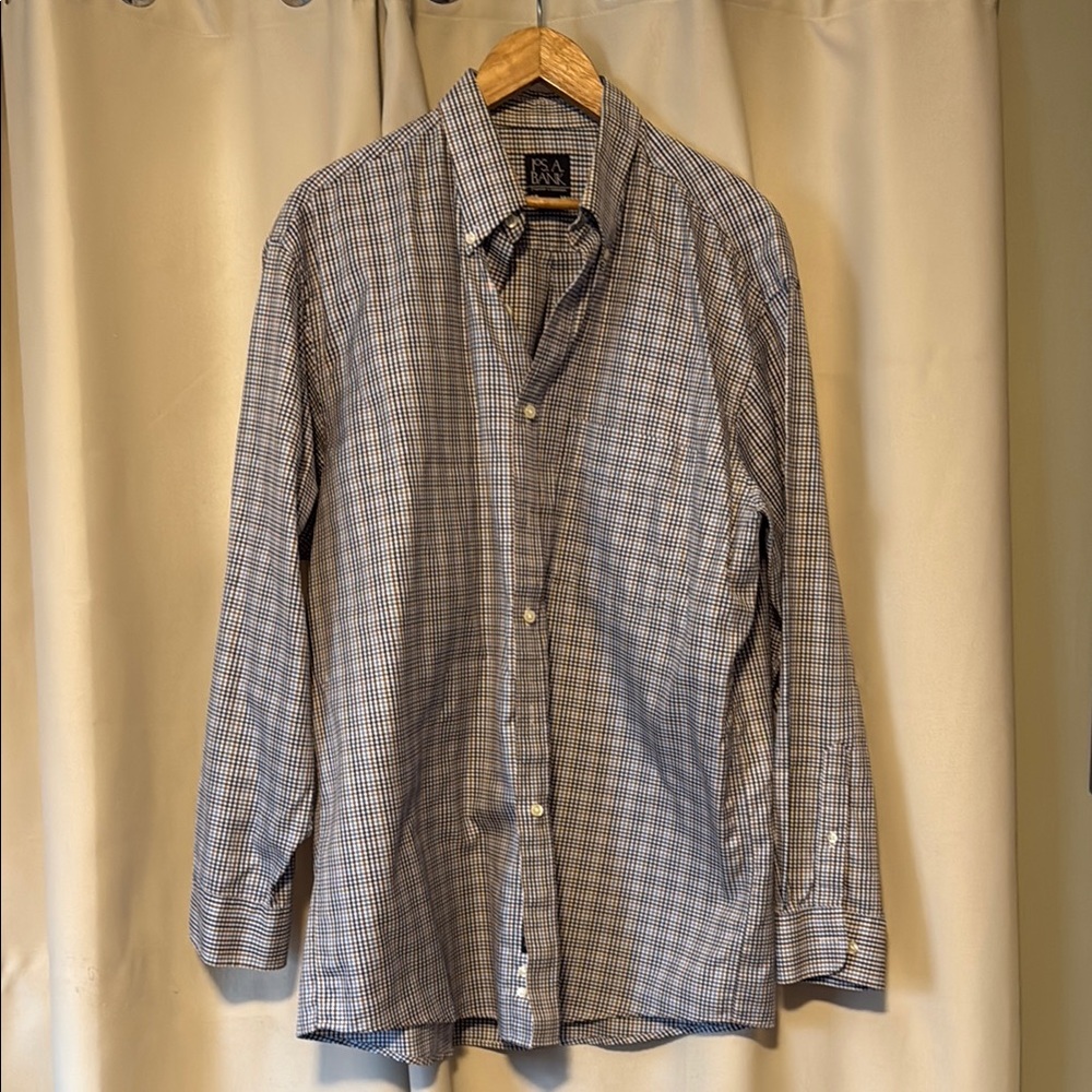 Men's Blue Checkered Shirt